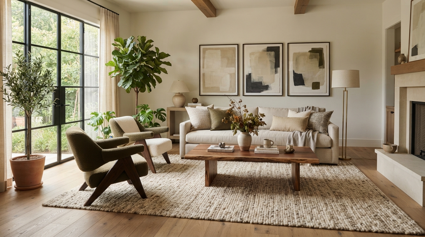 Aesthetic Modern Living Room Home Decor