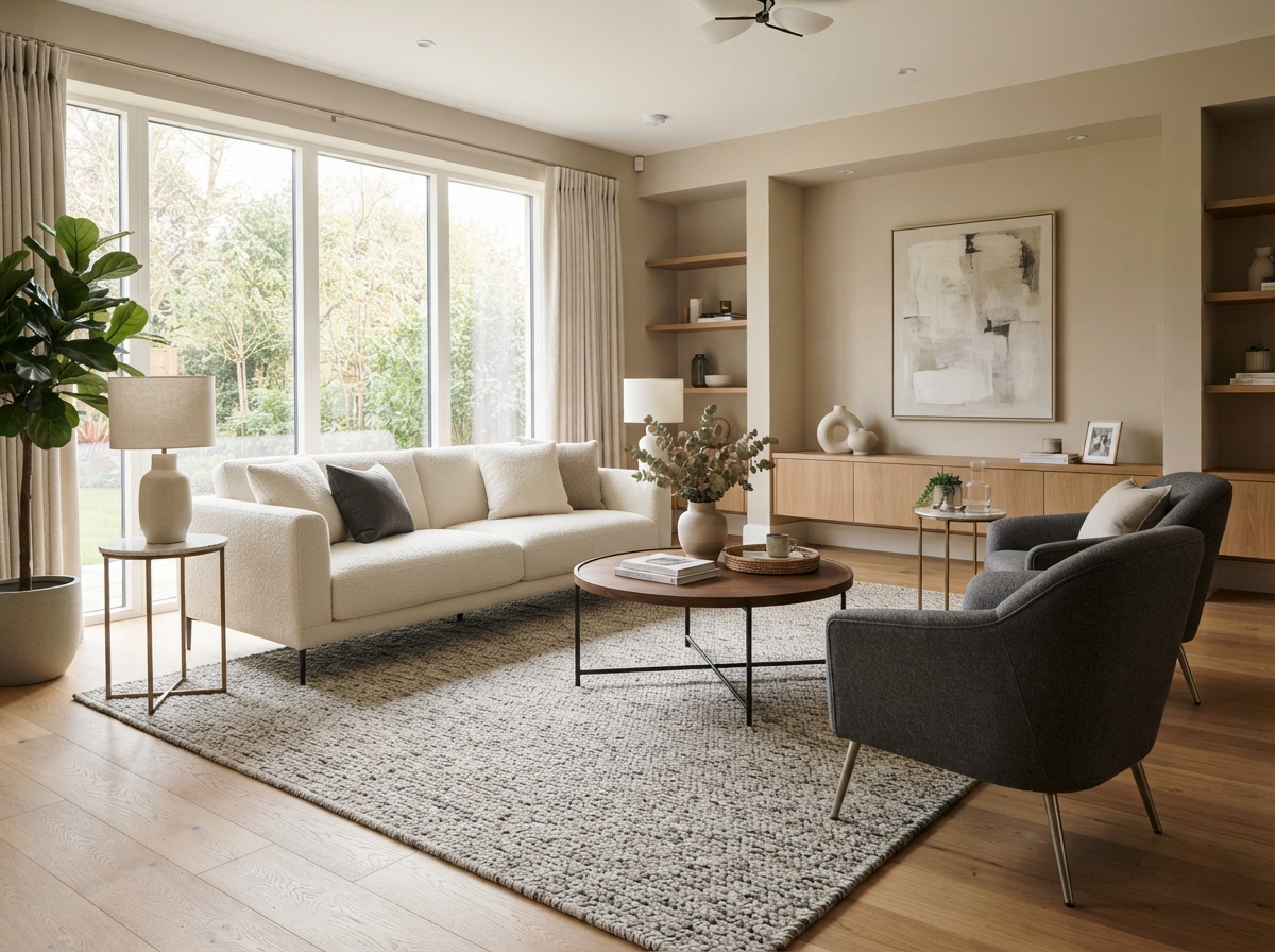 Well-Proportioned Furniture Arrangement